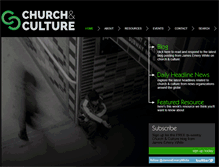 Tablet Screenshot of churchandculture.org